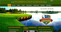 Desktop Screenshot of florida-golfschools.com