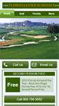 Mobile Screenshot of florida-golfschools.com